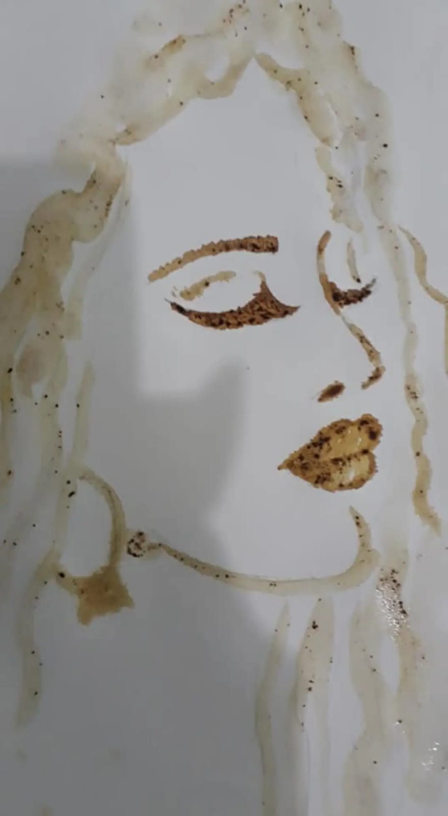 coffee painting